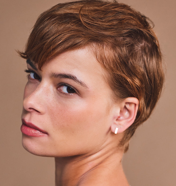 short hairstyle after Five Wits daily shampoo